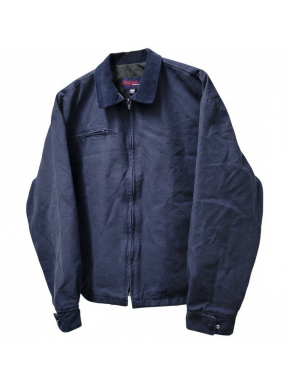 King Louie American Workwear Full-Zip Long-Sleeves Collared Blue Men's Jacket XL